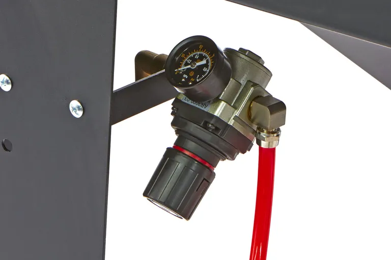 Sandblåsekabinett med avsug, 990 l. sort