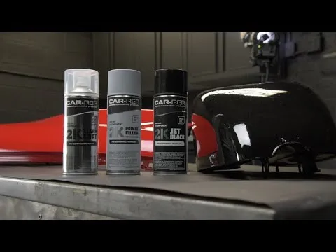 Billakk 2-komponent, sort matt