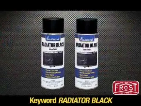 Eastwood Radiator Black