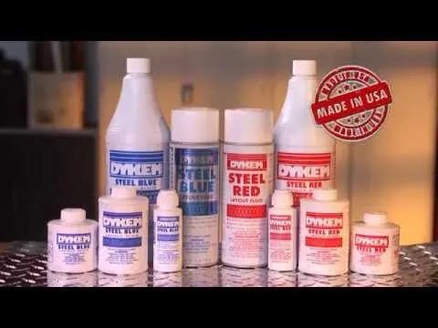 Dykem Steel Blue - Layout Fluid - Merkefarge