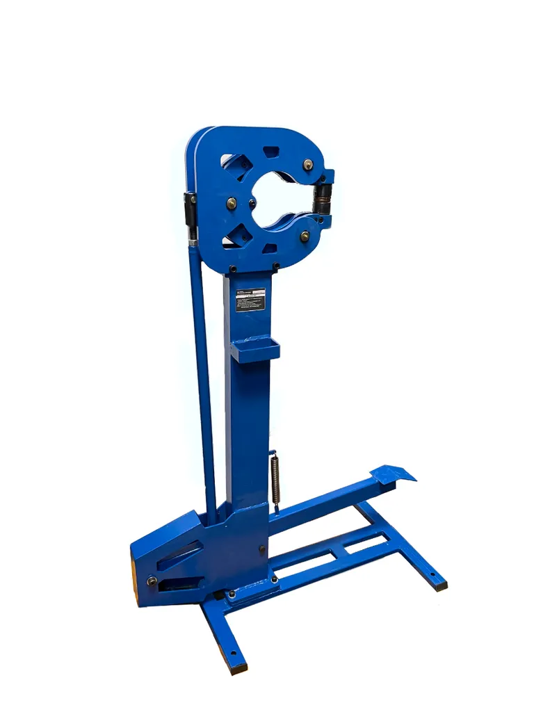 Krympe-strekkemaskin med runde kjefter, 165 mm.