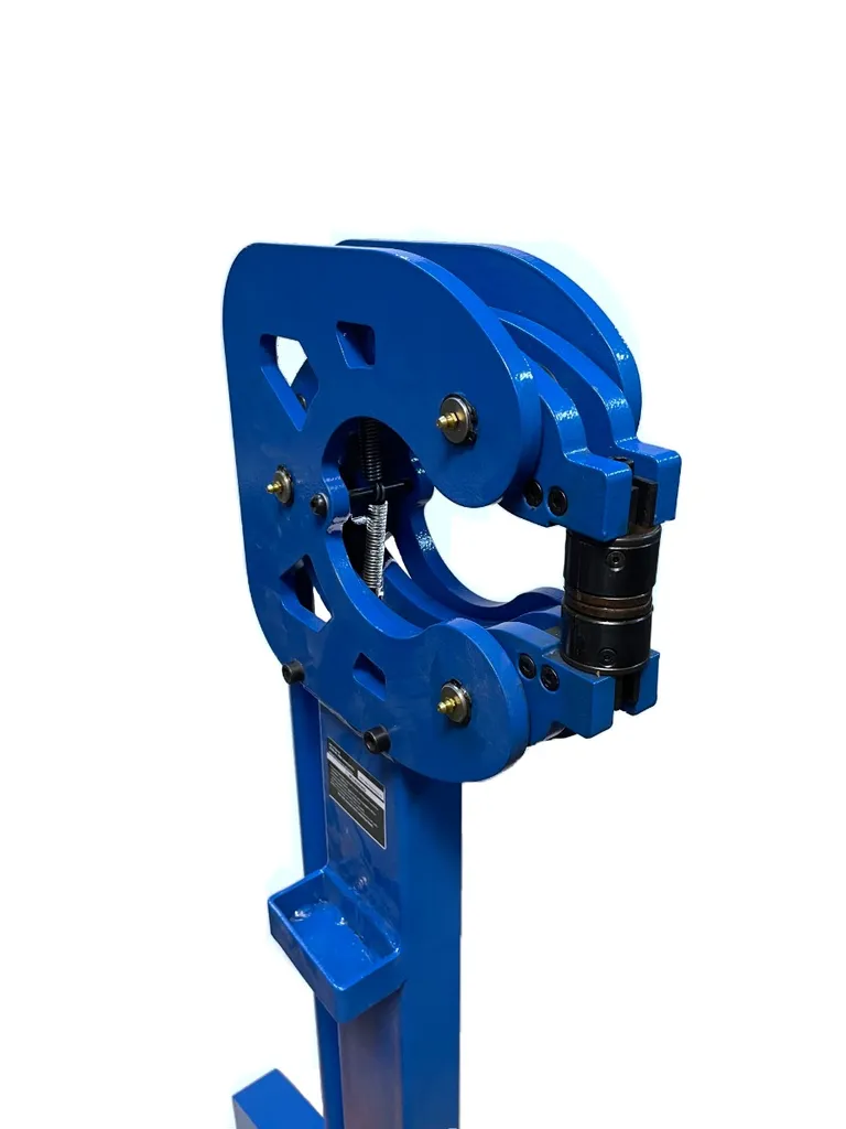 Krympe-strekkemaskin med runde kjefter, 165 mm.