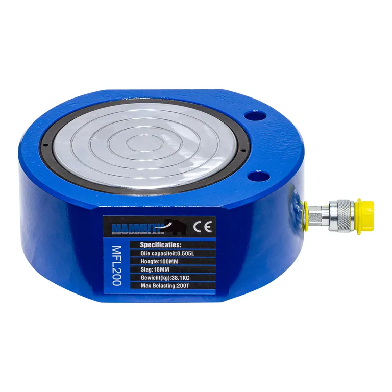 MAMMUTH flatsylinder 200t. 18 mm. slag