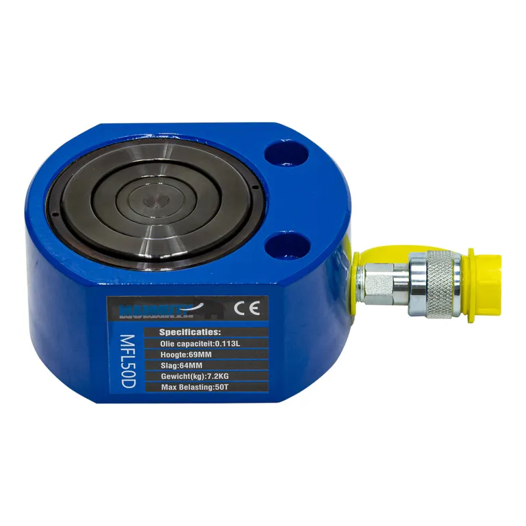 MAMMUTH dobbel flatsylinder 50t. 64 mm. slag