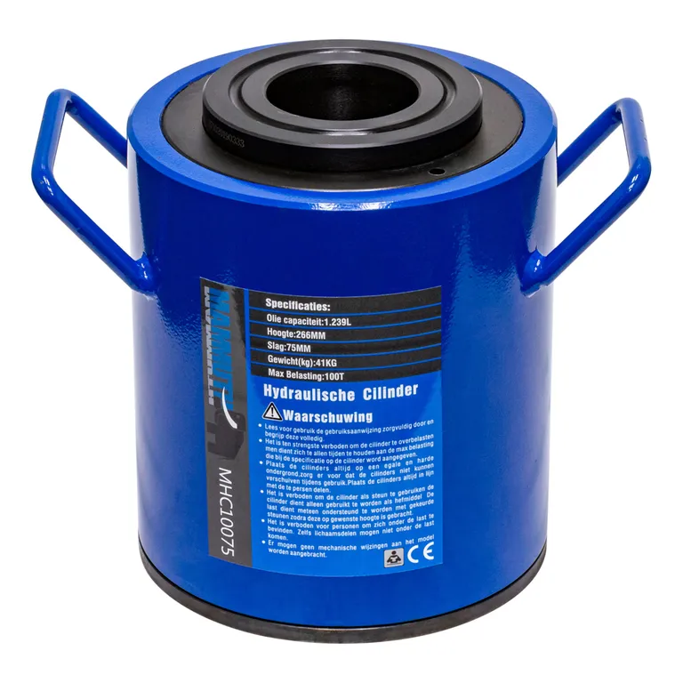 MAMMUTH hulsylinder 100t. 75 mm. slag