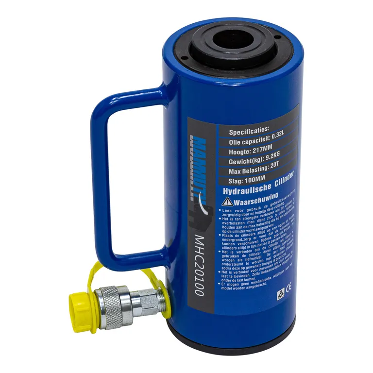 MAMMUTH hulsylinder 20t. 100 mm. slag