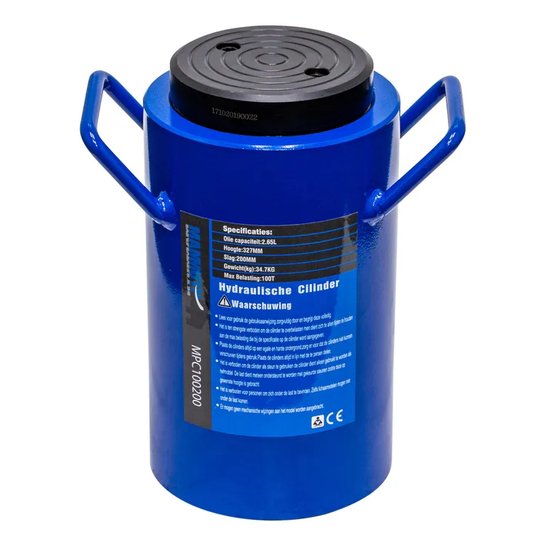 MAMMUTH hydraulikksylinder 100t. 200mm. slag