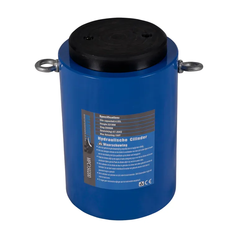 MAMMUTH hydraulikksylinder 150t. 200mm. slag 