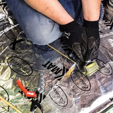 Xmat monteringsrulle for dempematter