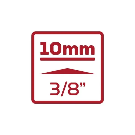 Gedore pipesett 1/4" + 3/8" + 1/2", 172 deler