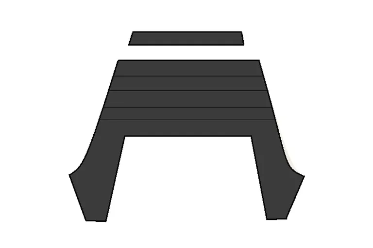 PORSCHE 911- 964 COUPE HEADLINER SVART UTEN SOLTAK 1963 - 1989 / 2.0 - 3.3