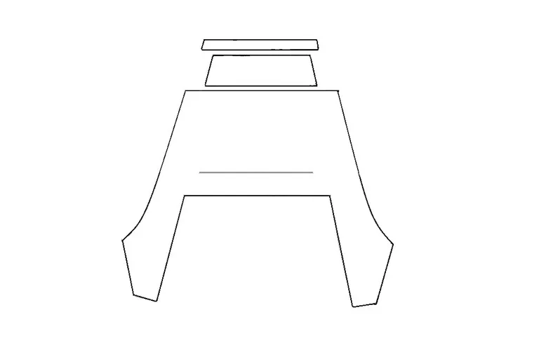 PORSCHE 911 - 964 COUPE HEADLINER HVIT MED SOLTAK 1963 - 1989 / 2.0 - 3.3