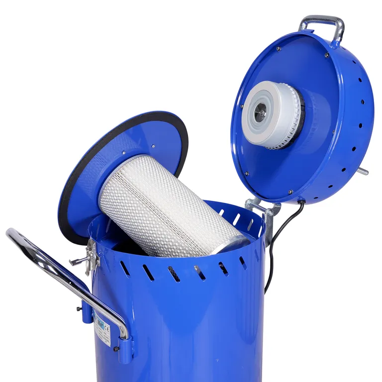 Sandblåser med resirkulering