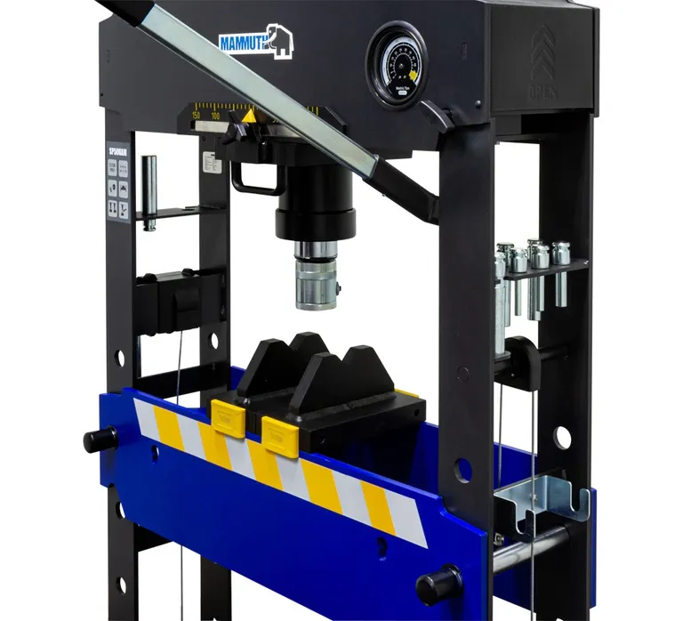 MAMMUTH verkstedpresse 50 t. lufthydraulisk