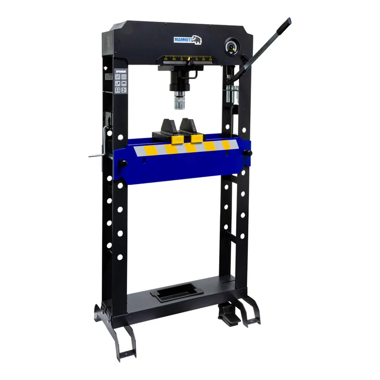 MAMMUTH verkstedpresse 50 t. lufthydraulisk