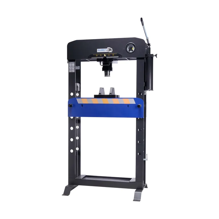 MAMMUTH verkstedpresse, 50t. 2-trinns