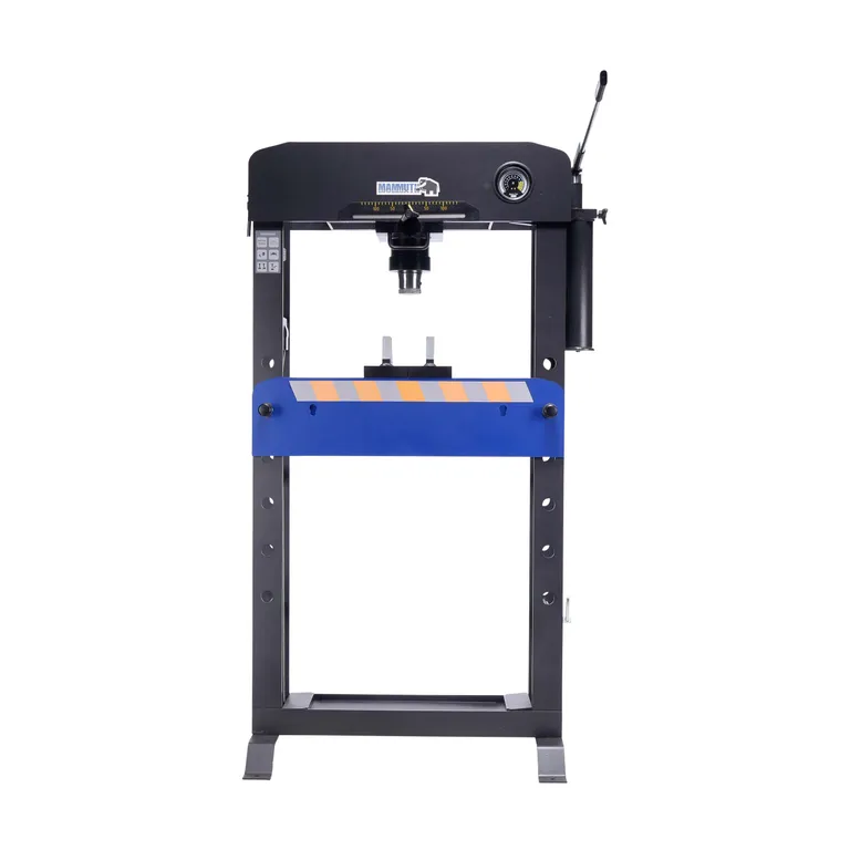 MAMMUTH verkstedpresse, 50t. 2-trinns