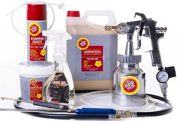 Fluid Film, pakke med trykkpistol