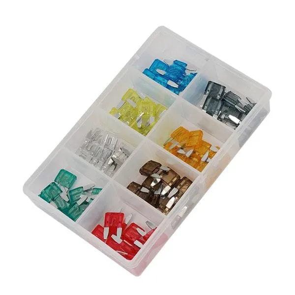 Sikringssett, mini flatstift 80 stk.